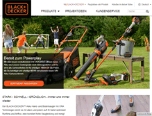 Tablet Screenshot of blackanddecker.ch