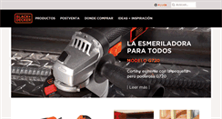 Desktop Screenshot of blackanddecker.com.mx