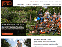 Tablet Screenshot of blackanddecker.hu