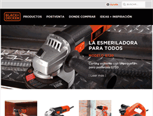 Tablet Screenshot of blackanddecker.cl